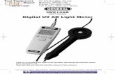 USER’S MANUAL Digital UV AB Light Meter - Test · PDF fileUSER’S MANUAL Digital UV AB Light Meter ThankyouforpurchasingthisDigitalUVABLightMeter.Readthroughthisinstructionmanual