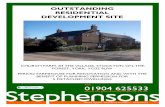 OUTSTANDING RESIDENTIAL DEVELOPMENT … Agents Chartered Surveyors Auctioneers 01904 625533 York OUTSTANDING RESIDENTIAL DEVELOPMENT SITE CHURCH FARM, 84 THE VILLAGE, STOCKTON-ON-THE-FOREST