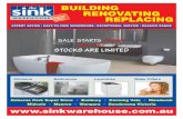 BuILDING RENOVATING - The Sink Warehouse: Bathroom ... RENOVATING oom Kitchen y REPLACING ... by Luisina France by Astracast UK by Luisina France CAN BE TOP OR UNDERMOUNTED NEW NEW