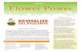 Flower Power the - rev · PDF fileDon’t Forget! Flower Powerthe Project Manual Objective The Flower Power Project is an online series of images that will highlight scenes of known