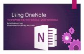 Using OneNote - SANS · PDF fileUsing OneNote as a Project Management Tool ... Court decision raises issues about sharing passwords I PCWorld A former employee had accessed company