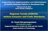 Regional Trends (ASEAN): Vehicle Emission ... - Clean Air Asiacleanairasia.org/wp-content/uploads/2016/03/4.-Supat_AITThailand... · Regional Trends (ASEAN): Vehicle Emission and