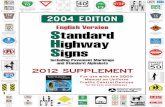 FHWA - Sign Standards 2012 Supplement · 2012-04-30FHWA - Sign Standards 2012 Supplement