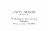 Session 08-2 Energy indicators (UNSD) · PDF file– Share of renewable energy sources in total energy use ... Energy indicators in the ECA list ... includes energy lost to the environment