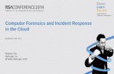 Computer Forensics and Incident Response in the Cloud · PDF fileComputer Forensics and Incident Response in the Cloud . ... MS-SQL Server. MySQL. HTTP. MS-DS Service. RPC. FTP. ...