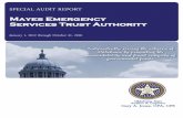 Mayes Emergency Services Trust Authority - … Reports/database...MAYES EMERGENCY SERVICES TRUST AUTHORITY SPECIAL AUDIT DATE OF RELEASE: SEPTEMBER 4, 2017 OKLAHOMA STATE AUDITOR AND