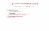 XRADIA microXCT Manual - Virginia · PDF fileXRADIA microXCT Manual Multiscale CT Lab ... This manual is intended as a brief overview how to use the micro CT and its ... Micro CT lab