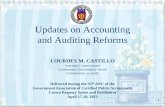 Updates on Accounting and Auditing Reforms - GACPA … on Accounting and Auditing... · Updates on Accounting and Auditing Reforms LOURDES M. CASTILLO Assistant Commissioner ... •The