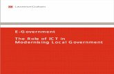 E-Government The Role of ICT in Modernising Local …unpan1.un.org/intradoc/groups/public/documents/APCITY/...E-Government The Role of ICT in Modernising Local Government Regulated