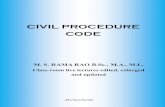 CIVIL PROCEDURE CODE - MSR LAW BOOKSmsrlawbooks.com/file/CIVIL_PROCEDURE_CODE_FINAL2012.pdf · CIVIL PROCEDURE CODE M. S. RAMA RAO B.Sc., M.A., ... with Order 1 Rule 1 to Order 51