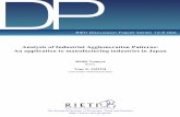 Analysis of Industrial Agglomeration Patterns: An … RIETI Discussion Paper Series 12-E-006 Analysis of Industrial Agglomeration Patterns: An application to manufacturing industries