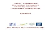 The 47th International Biometrical Colloquium 47 ... Enterprise Guide and SAS 9.3. ... geostatistical methods in agriculture, ... Hengl T. 2009. A practical guide to geostatistical