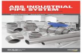 ABS INDUSTRIAL PIPE SYSTEM - Hynds Pipe Systems Ltd ABS Industrial... · ABS (Acrylonitrile Butadiene Styrene) ... (NB) and a 50 year design life. ... P1.1 ABS InduStrIAl PIPe SyStem