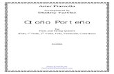 Astor Piazzolla Dmitriy Varelas Otoño Porteño · PDF fileAstor Piazzolla Arrangement by Dmitriy Varelas Otoño Porteño for Flute and String Quintet (Flute, 1st Violin, 2nd Violin,