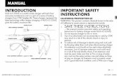 MANUAL INTRODUCTION INSTRUCTIONS · PDF fileMANUAL INTRODUCTION MUS 4.3 ... ately with soap and water. ... (BLACK) clip to vehicle chassis or engine block away from battery