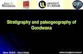 Stratigraphy and paleogeography of Gondwana · PDF fileStratigraphy and paleogeography of Gondwana GéoRessources - CREGU - CNRS UNIVERSITE DE LORRAINE Vienna 06-2015 – Karoo U Basins