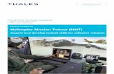 TRAINING & SIMULATION Helicopter Mission Trainer (HMT) · PDF fileTRAINING & SIMULATION Helicopter Mission Trainer (HMT) ... Reduced life cycle costs ... (HMT) Acquire and develop
