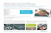 Welcome to DONELL’s Extended Donor Profile - Microsoft · PDF fileWelcome to DONELL’s Extended Donor Profile ... Weight: 63 kg Build: Athletic ... He has previously worked at a