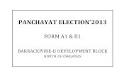 11. BKP-II FORM-A1 - North 24 Parganas districtnorth24parganas.gov.in/pdf/11.BKP-II_A1-A2.pdfPANCHAYAT ELECTION'2013 FORM A1 & B1 BARRACKPORE-II DEVELOPMENT BLOCK NORTH 24 PARGANAS