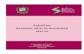 PAKISTAN NATIONAL HEALTH ACCOUNTS 2011-12 National Health Accounts 2011-12 ... Zakat and Usher, ... Shahid Mahmood Butt, Deputy Director General ...