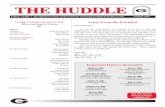 THE HUDDLE - UGA Football Lettermen's · PDF fileTHE HUDDLE Summer 2007 ... Tommy Lyons Ted Tarpley Chris Broom ... Sam lettered in football in 1947. Anna will receive a $2,000 scholarship