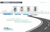 Clean Cities Alternative Fuel Price Report, October 2017 · PDF fileCLEAN CITIES ALTERNATIVE FUEL PRICE REPORT OCTOBER 2017 4 Summary of Current Report Information Liquid fuels have