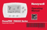 69-1921EFS-01 - FocusPRO TH6000 Series · PDF fileFocusPRO ® TH6000 Series 3 69-1921EFS—01 About your new thermostat ENGLISH This thermostat is ready to go! Your new thermostat