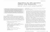 Algorithms for GPS operation indoors and downtownjnt/Papers/J090-02-enuv-GPS.pdf · GPS must perform robustly in urban settings – indoors and outdoors. Receivers must be small and