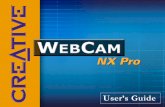 User’s Guide - ccfiles.creative.comccfiles.creative.com/manualdn/Manuals/TSD/7781/0x22BEBB26/WebC… · Introduction iv Introduction Creative WebCam NX Pro is a digital video camera