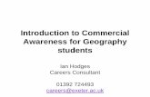 Introduction to Commercial Awareness for Geography · PDF fileIntroduction to Commercial Awareness for Geography students ... multinational business by undertaking a SWOT analysis