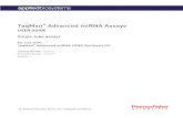 TaqMan Advanced miRNA Assays -  · PDF fileTaqMan® Advanced miRNA Assays ... Life Technologies Corporation ... ath-miR159a 478411_mir 5′-UUUGGAUUGAAGGGAGCUCUA-3