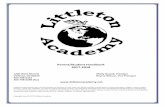 Parent/Student Handbook 2017-2018 - Littleton …littletonpublicschools.net/sites/default/files/2017-2018 Parent...Littleton Academy Mission Statement To provide each child with ...
