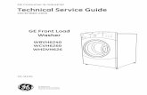 GE Front Load Washer - ApplianceAssistant.com Appliances General Electric Company Louisville, Kentucky 40225 31-9135 GE Front Load Washer WBVH6240 WCVH6260 WHDVH626 Technical Service