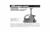 1650 PSI / 113.8 bar ELECTRIC PRESSURE WASHER PSI / 113.8 bar ELECTRIC PRESSURE WASHER INSTRUCTION MANUAL For consumer questions or comments, please call 1-888-278-8092. Days/Hours