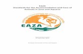 EAZA Standards for the Accommodation and Care of · PDF fileStandards for the Accommodation and Care of Animals in Zoos ... including temperature, humidity, ... EAZA members should