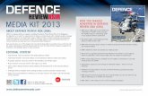 WHY YOU SHOULD ADVERTISE IN DEFENCE REVIEW ASIA (DRA) · PDF fileadvertise in defence review asia (dra) ... singapore’s soldier modernisation plans july 2012 volume 6, ... india