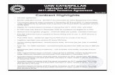 March 2017 Contract Highlights - UAWuawcaterpillar.org/wp-content/uploads/2017/03/FINAL-UAW... · UAW CATERPILLAR Highlights of Proposed 2017-2023 Tentative Agreement Contract Highlights