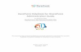 HarePoint HelpDesk for SharePoint · PDF fileHarePoint HelpDesk for SharePoint ... Server 2013, SharePoint Foundation ... for SharePoint is deployed on all servers in the SharePoint