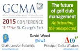 The future of golf club management - GCMA · PDF filenow -and then.html slide 2 128MB 128GB . @dw2 Page 14 ... Dematerialisation Owns no taxis Owns no hotels Owns no inventory Owns