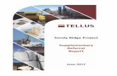 Supplementary Referral Report - Citizen Space · PDF file... Duncan van der Merwe ... Signature Date. Supplementary Referral Report Sandy Ridge Project Tellus Holdings ... Tellus is