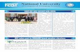 National University University of Computer & Emerging Sciences March 2015 Newsletter Vol: 6 Issue: 7 FAST-NU inks accord with ACCA QEC takes part in INQAAHE board member elections
