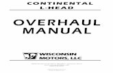 OVERHAUL MANUAL - STUMPF WELDING …stumpfweldingsupplies.com/files/Continental_Overhaul...Four Cylinder L-Head Engine Specifications ..... 5 Six Cylinder L-Head Engine Specifications