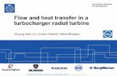 Flow and heat transfer in a turbocharger radial · PDF fileFlow and heat transfer in a turbocharger radial turbine ... Project information 2 ... Heat transfer analysis in a turbocharger
