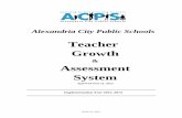 Teacher Growth Assessment System - acps.k12.va.us · PDF fileTeacher Growth & Assessment System ... Instructional Delivery ... targeting student growth and the professional development