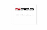 Operating Instructions for SBS High Frequency Battery · PDF file · 2016-08-04CHARGER ONLY ON CIRCUITS WITH BRANCH CIRCUIT PROTECTION (CIRCUIT BREAKER OR FUSE) ... ELECTRIC CODE,