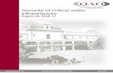 Security of critical water infrastructure - qao.qld.gov.au of critical water infrastructure ... as the security industry advances, ... adequate protection for control systems.