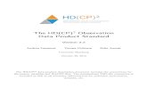 The HD(CP) 2 Observation Data Product Standard · PDF fileThe HD(CP) 2 Observation Data Product Standard Version 2.2 ... The Supersites ( , ... By capturing the 3D