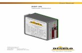 DSP-50 Vehicle Detector - Diablo Controls Inc. Who Know Trust Diablo DSP-50 Vehicle Detector. DSP-50 User Manual Page 2 of 27 DSP50_MAN_A 1. Contents Figures ...