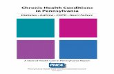 Chronic Health Conditions in Pennsylvania Health Conditions in Pennsylvania Diabetes • Asthma • COPD • Heart Failure ... nual reports to the General Assembly on health care costs