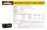 REVISION DATE: 12/16/10 MATERIAL SAFETY DATA … Deep Cycle Industrial Batteries.pdf · INGESTION: Ingestion of electrolyte can cause severe irritation of mouth, throat, esophagus
